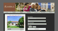 Desktop Screenshot of e-mobilier.fr